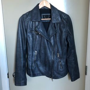 BOD & CHRISTENSEN leather moto jacket, SZ S
